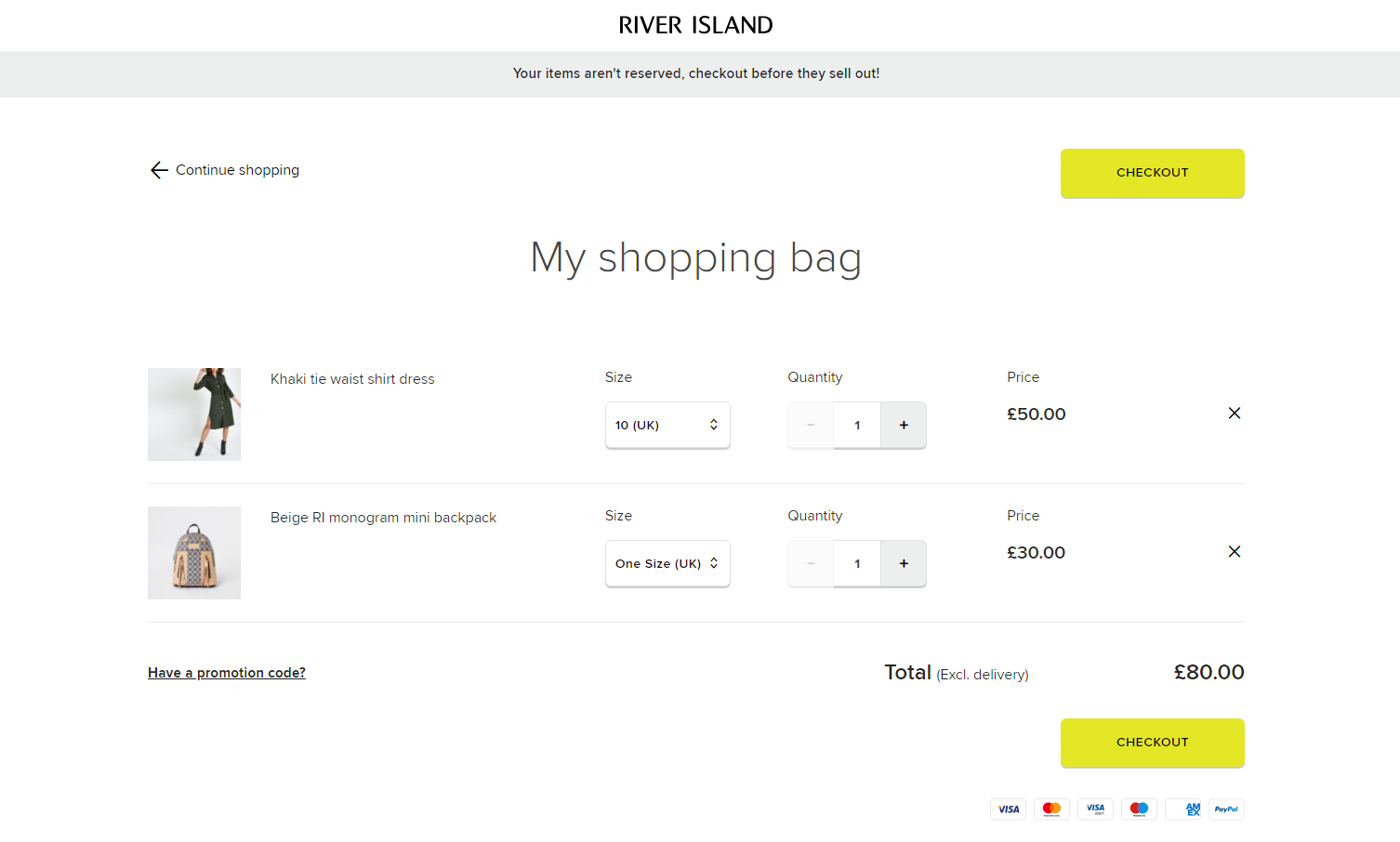 купить river island в англии