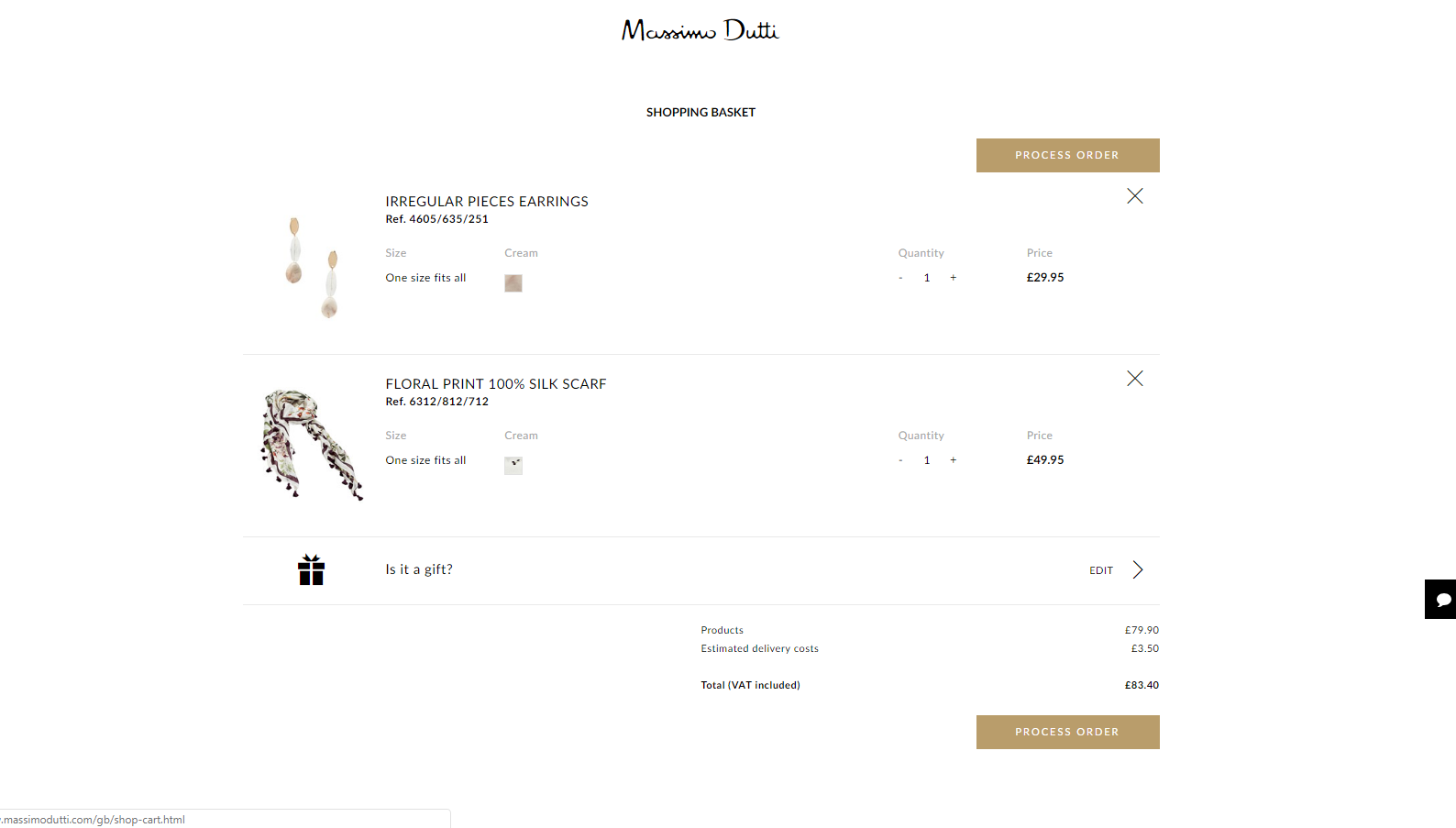 как купить Massimo Dutti в англии
