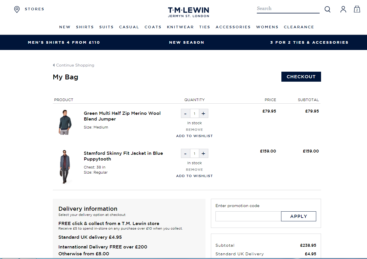 купить TMLewin в англии