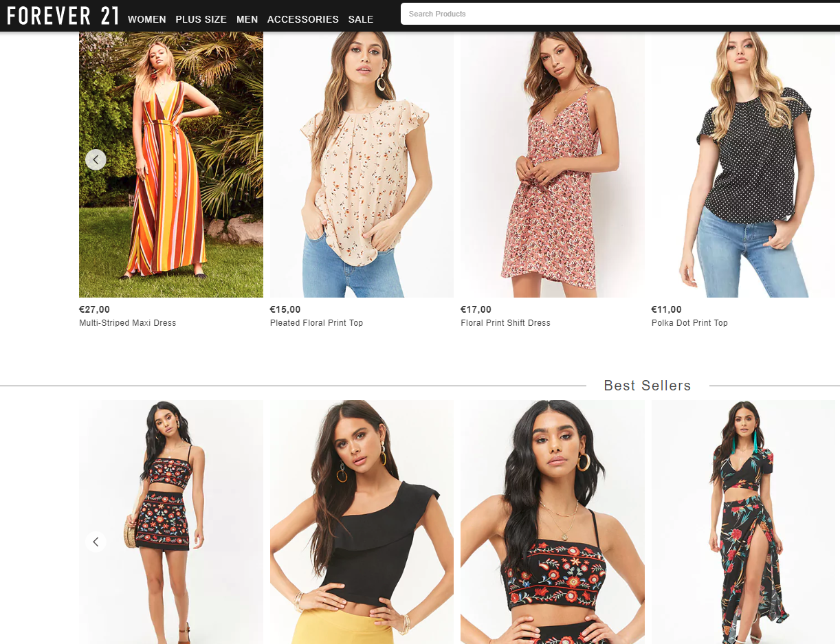 купить Forever 21 в германии