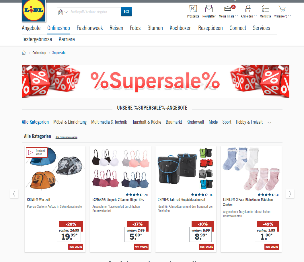 купить lidl.de в германии с доставкой